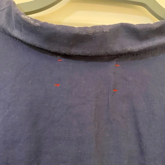 XIRENA cotton channing shirt in navy short sleeve XL - Picture 11 of 12